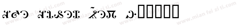 The times New R字体转换